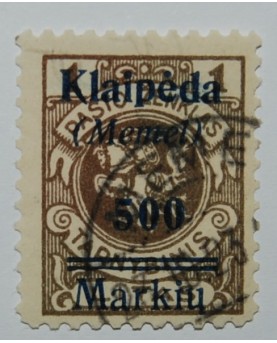 Klaipėda/Memel, Mi 134, ʘ