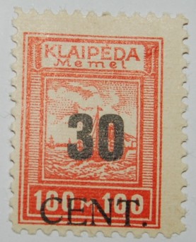 Klaipėda/Memel, Mi 196, *