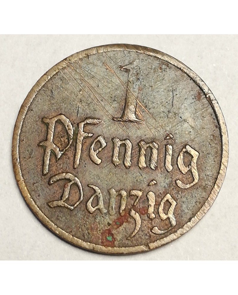 Dancigas/Danzig. 1 Pfennig, 1926 Dancigas/Danzig. 1 Pfennig, 1926
