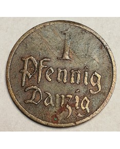 Dancigas/Danzig. 1 Pfennig, 1926