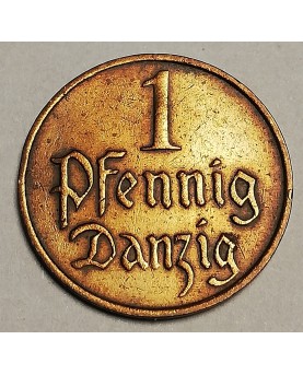 Dancigas/Danzig. 1 Pfennig,...