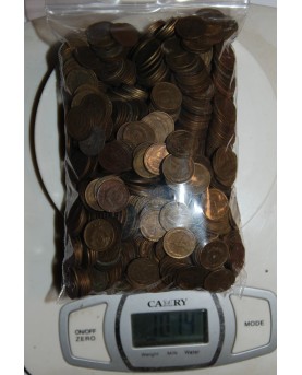 Sovietų Sąjunga. 1 kapeika, 1000 vnt, 1 kg (1961-1991)