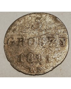Lenkija. 5 groszy, 1811 m.
