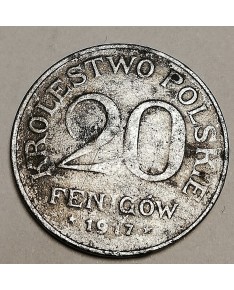 Krolestwo Polskie. 20 Fenigow, 1917