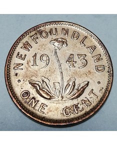 Kanada/Canada. 1 cent, 1943, UNC. NEW FOUNDLAND