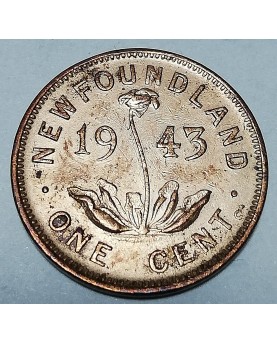Kanada/Canada. 1 cent, 1943, UNC. NEW FOUNDLAND