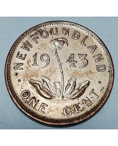 Kanada/Canada. 1 cent, 1943, UNC. NEW FOUNDLAND