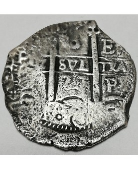 Bolivija/Bolivia. 8 reales, 1677 PE,  POTOSI