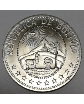 Bolivija/Bolivia. 1 peso, 1968 m. FAO. UNC