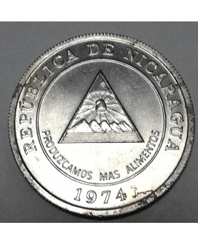 Nikaragva/Nicaragua. 5 Centavos, 1974 m., FAO. UNC
