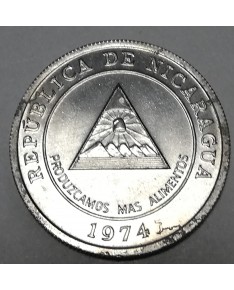 Nikaragva/Nicaragua. 5 Centavos, 1974 m., FAO. UNC