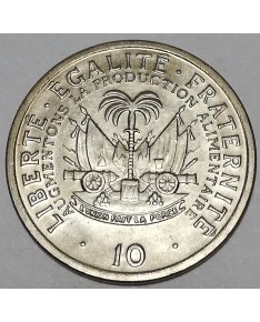 Haitis/Haiti. 10 Centimes, 1975 m.. FAO. UNC