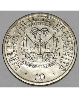 Haitis/Haiti. 10 Centimes, 1975 m.. FAO. UNC