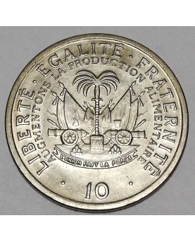 Haitis/Haiti. 10 Centimes, 1975 m.. FAO. UNC