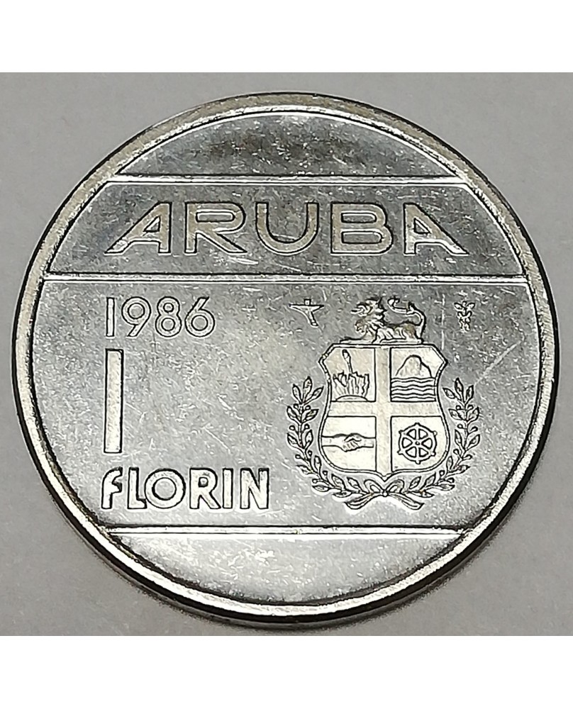 Aruba. 1 Florin, 1986 m. Aruba. 1 Florin, 1986 m.