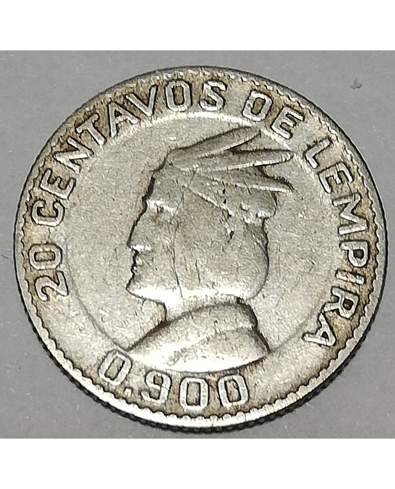 Honduras/Hondūras. 20 centavos, 1952 m.
