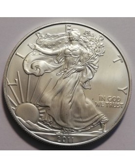 JAV/United States. 1 dollar, 2011 m., UNCIJA GRYNO SIDABRO