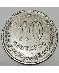 Paragvajus/Paraguay. 10 Centavos, 1900 m.