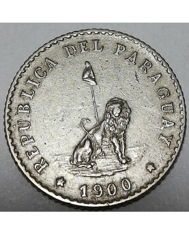 Paragvajus/Paraguay. 10 Centavos, 1900 m.