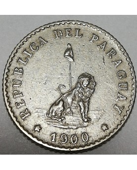 Paragvajus/Paraguay. 10 Centavos, 1900 m.