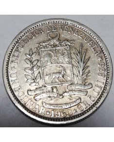 Venesuela/Venezuela. 1 Bolivar, 1960 m.