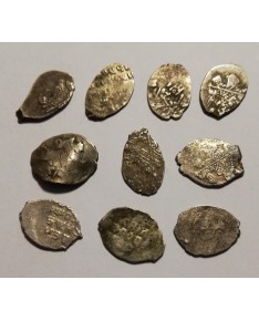 Rusija. Kapeika, XVI a. Michailas Fiodorovičius (Romanovas), 10 vnt
