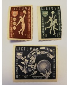 Europos krepšinio čempionato laida, 1939 m. (Mi 429-431)