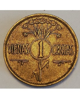 Lietuva. 1 centas, 1925 m.