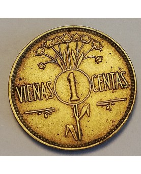 Lietuva. 1 centas, 1925 m.