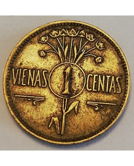 Lietuva. 1 centas, 1925 m.
