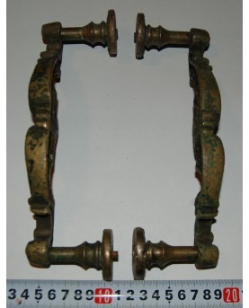 Senovinės durų rankenos (bronza), 2 vnt