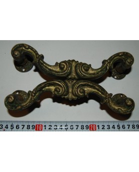 Senovinės durų rankenos (bronza), 2 vnt