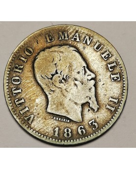 Italija/Italy. 1 Lira, 1863