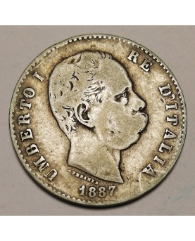 Italija/Italy. 1 Lira, 1887