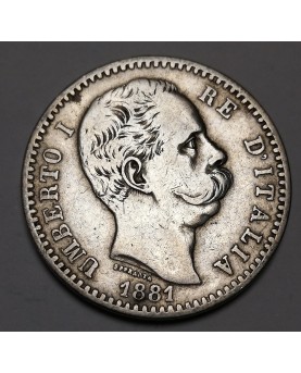 Italija/Italy. 2 Lire, 1887