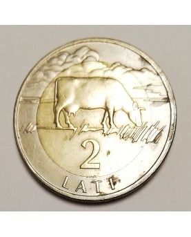 Latvija. 2 lati, 1999 m.