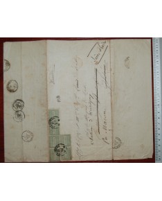Prancūzija. Senovinis laiškas, 1864 m. (n049)