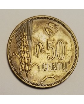 Lietuva. 50 centų, 1925 m.