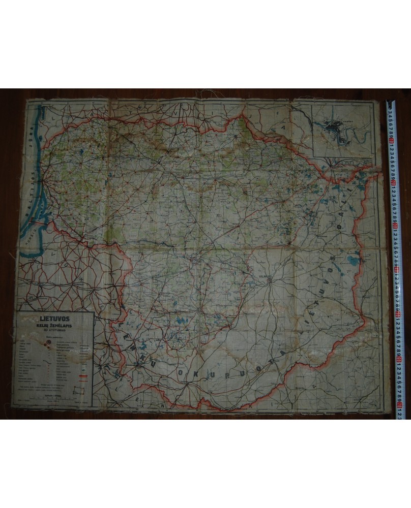 Lietuviškas ikikarinis Europos žemėlapis (34x24 cm), (n083) Lietuviškas ikikarinis Europos žemėlapis (34x24 cm), (n083)