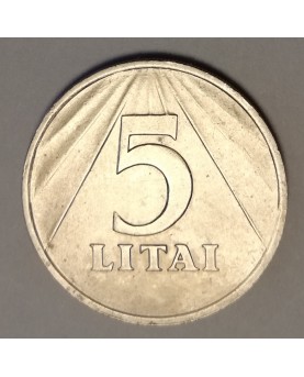 Lietuva. 5 litai, 1991 m.