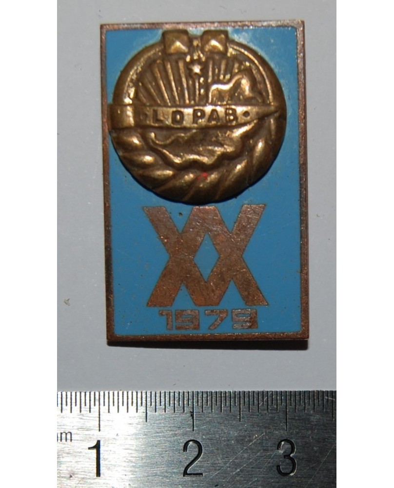 Ženkliukas "LD PAB XX 1989", (zz084) Ženkliukas "LD PAB XX 1989", (zz084)