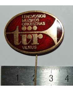 Ženkliukas "TVR lengvosios muzikos orkestras. Vilnius", (zz137)