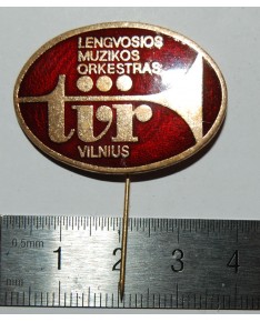 Ženkliukas "TVR lengvosios muzikos orkestras. Vilnius", (zz137)