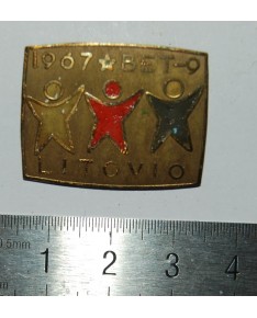 Ženkliukas "Esperantininkų ženklelis. Litovio 1967. BET-9", (zz138)