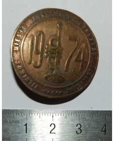 Ženkliukas "Vilniaus miesto pučiamųjų orkestrų festivalis. 1974 m." (zz115)