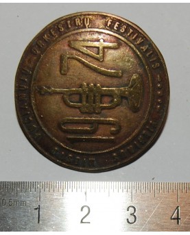 Ženkliukas "Vilniaus miesto pučiamųjų orkestrų festivalis. 1974 m." (zz115)