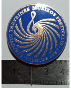 Ženkliukas "Lietuvių tarybinės muzikos festivalis. Vilnius, 1987" (zz113)