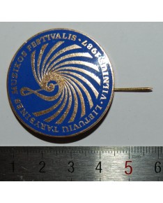 Ženkliukas "Lietuvių tarybinės muzikos festivalis. Vilnius, 1987" (zz113)