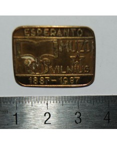 Ženkliukas "Esperanto. Muzo. Vilnius 1887-1987", (zz097)
