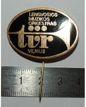 Ženkliukas "TVR lengvosios muzikos orkestras. Vilnius", (zz129)